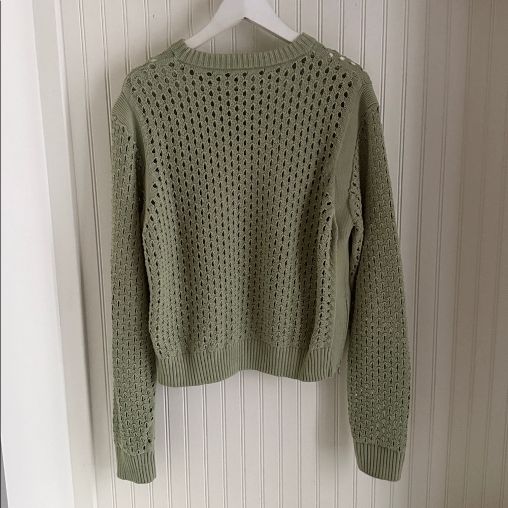 Varley Hains Knit Sweater in Snow Sage - Picture 9 of 9